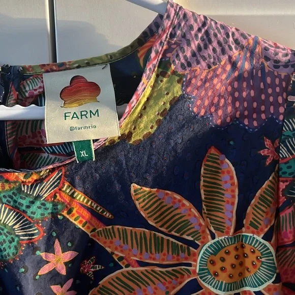 Farm Rio Macaw Mini Dress - Picture 2 of 3